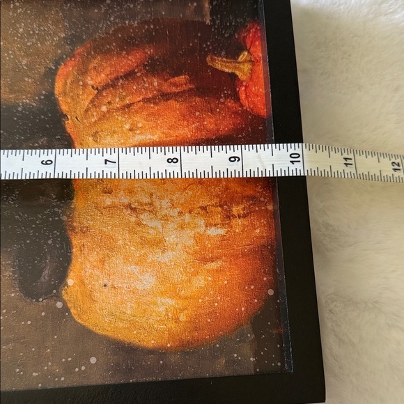 Halloween Cat on Pumpkin Wall Art - Picture 7 of 7